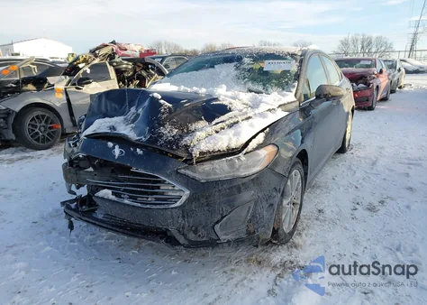 2019 Ford Fusion Se from USA, damaged, VIN 3FA6P0HD1KR196181
